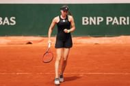 Elena Rybakina at the 2022 French Open.